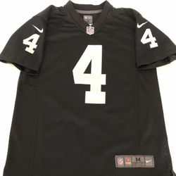 Nike On Field NFL Las Vegas Raiders YOUTH Size Medium #4 Derek Carr Jersey