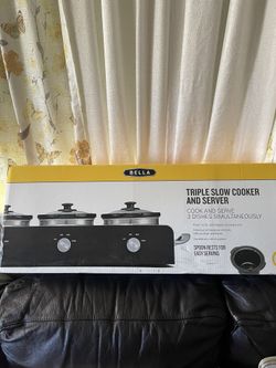 Bella Triple Slow Cooker 