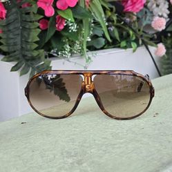 1984 Vintage Carrera 5512 Miami Vice Sunglasses - Made in Austria (Gold Variant)