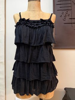 Y2K Express tiered ruffle cami top Small