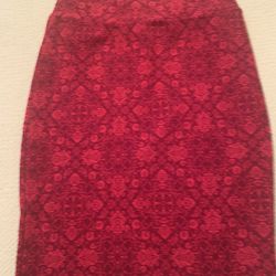 Nwot Womens Medium Lularoe Pink Skirt 