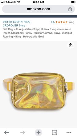 Fanny Pack Waist Bag Holographic Brand New Other Colors Too