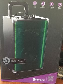 Speaker Bluetooth Sharper Image Wireless Led Tailgate Speaker