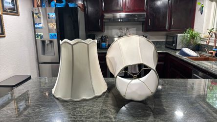 Vintage Off-White lampshades