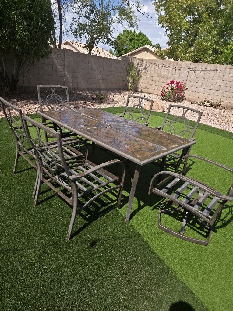 Backyard Table And Chair Set