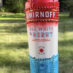 Bedazzled Smirnoff Bottle