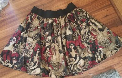 Dia de los muertos skirt 3X 18/20