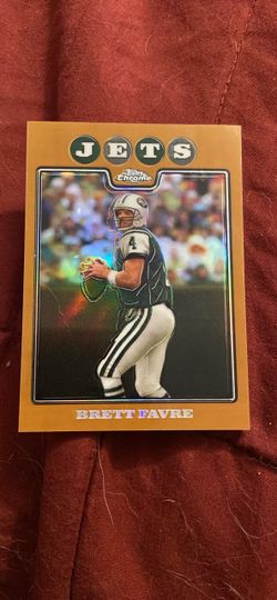 Brett Favre Topps Chrome NFL Trading Card