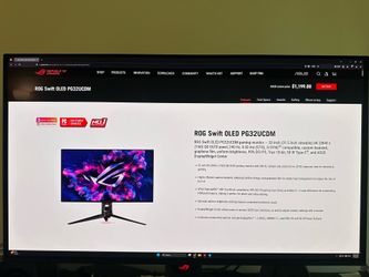 Asus ROG Swift OLED PG32UCDM