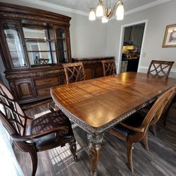 Leather Dining Set 