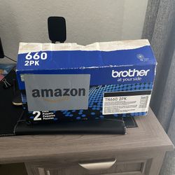 Brother TN660 High-Yield Mono Laser Toner Cartridge (Twin Pack)