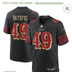 Official NFL 49ers Rivalry Jersey