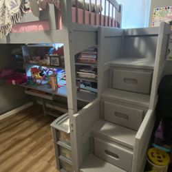 Twin Bunk Bed With Loft