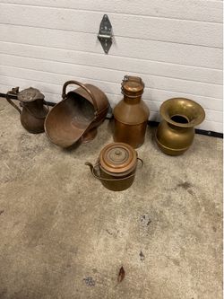 Antique copper collectibles