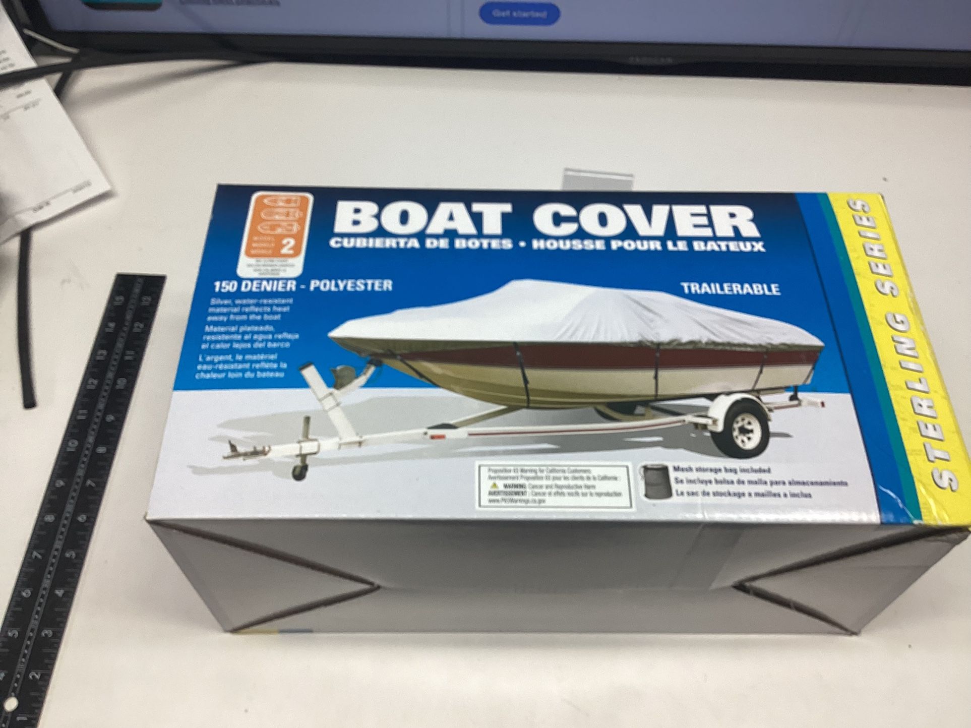 Model 2 97321 Boat Cover 14-16 Foot Vhull Tri Hull Runabouts Bass Boat New And Cheap 9 Available Cash 