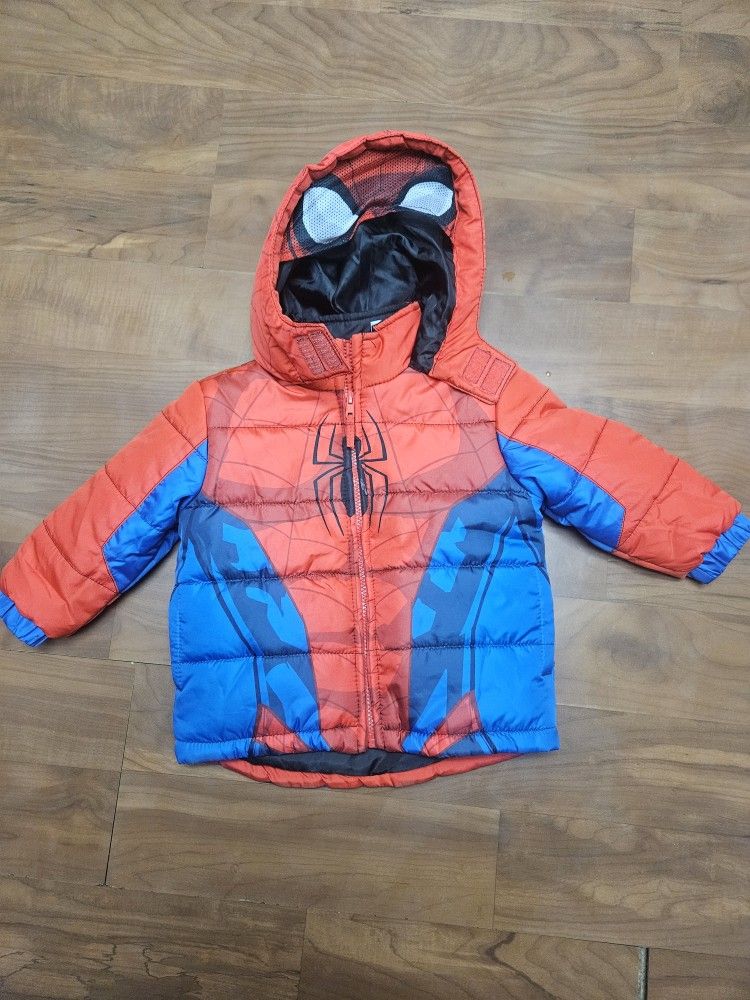 Spider Man Size 2T Perfect For Rain Or Snow