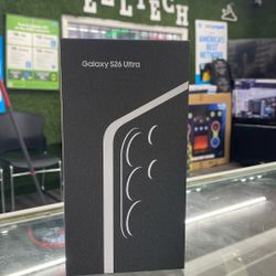 S26 Ultra 256gb Unlock Silver!! Financing Available!!
