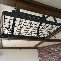 Wrought Iron Hanging Pot Rack