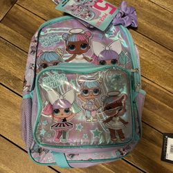 New. 5pc LOL Dolls Backpack Set 