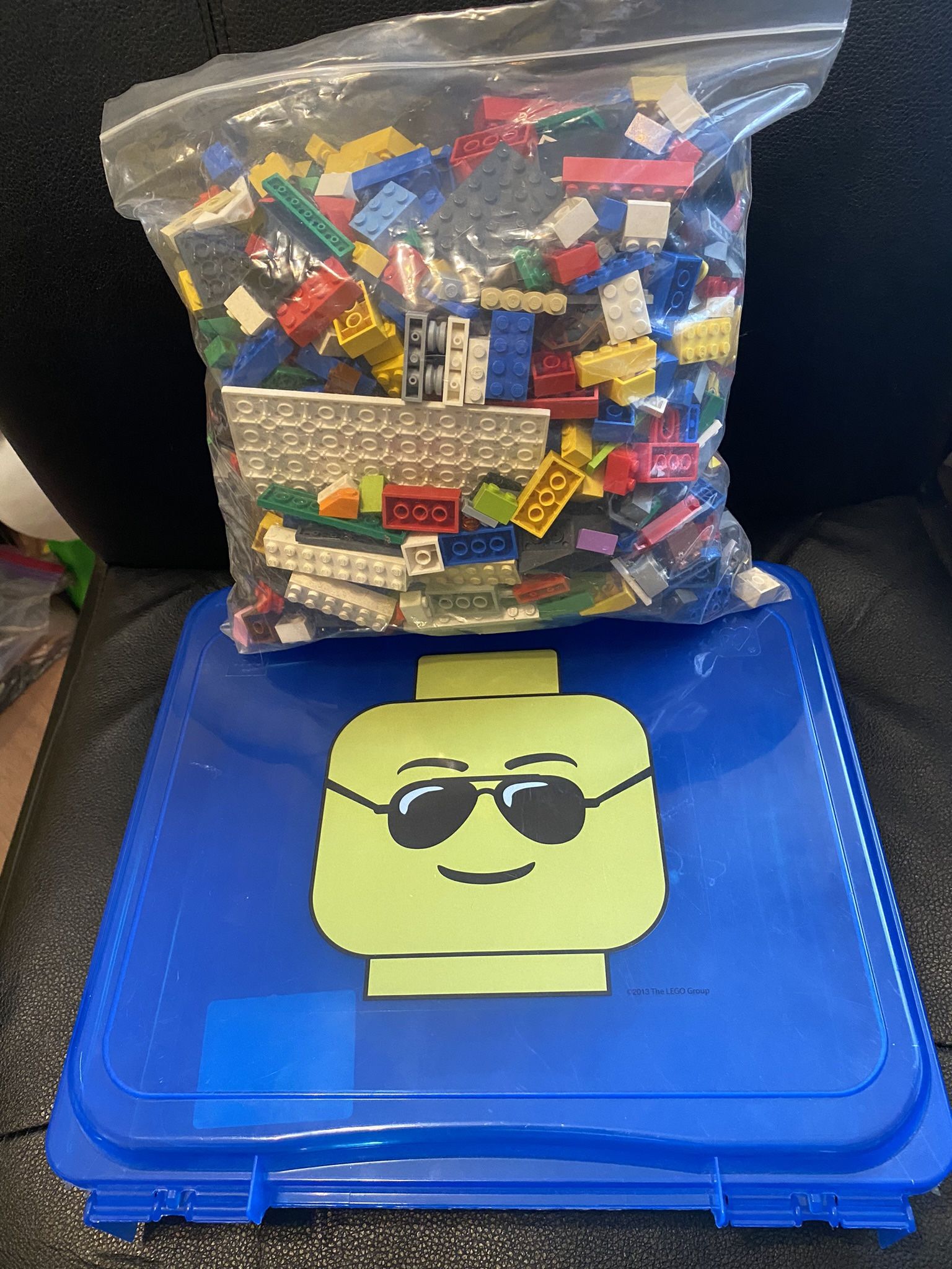 3 Pounds Of LEGOS With A Storage Case