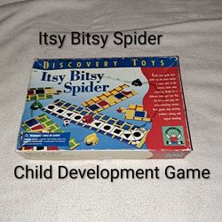 Discovery Toys Itsy Bitsy Spider Child Developmental Game (Is Complete Nothing Missing)
