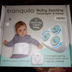Masageadora  y banda para calmar al Bebe