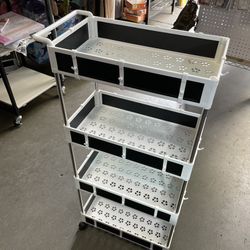 4 Tier Rolling Storage Cart 