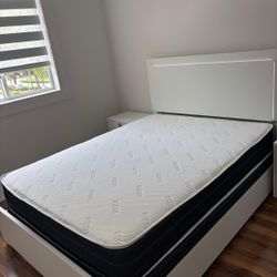 New High Gloss Bed Frame With Led Lights - Finance Available 