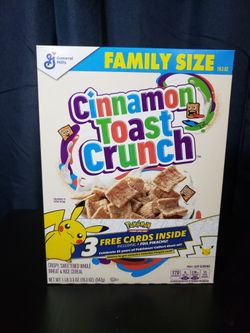 Pokemon 25th Anniversary General Mills Cereal Box