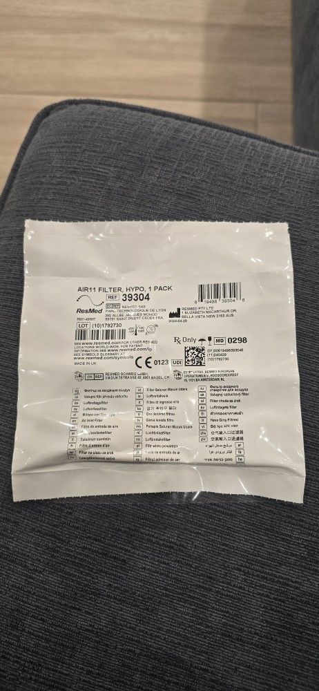Resmed 11 Filter Hypo 1 Pack Brand New