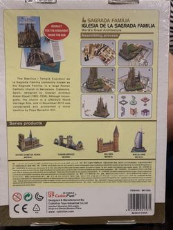 Sagrada Familia 3D Puzzle Cubic Fun for Sale in San Jose CA OfferUp