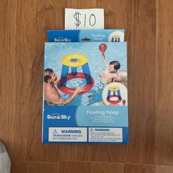 New $10! Sun & Sky Floating Basketball Hoop  
