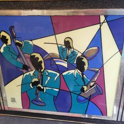 Jazz Art Laurel 1993 Glass Rock And Metal Material 5ft X 4fr