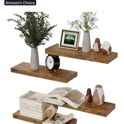 NEW Set of 4 White Floating Shelves