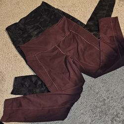 2 DANSKIN leggings SzL