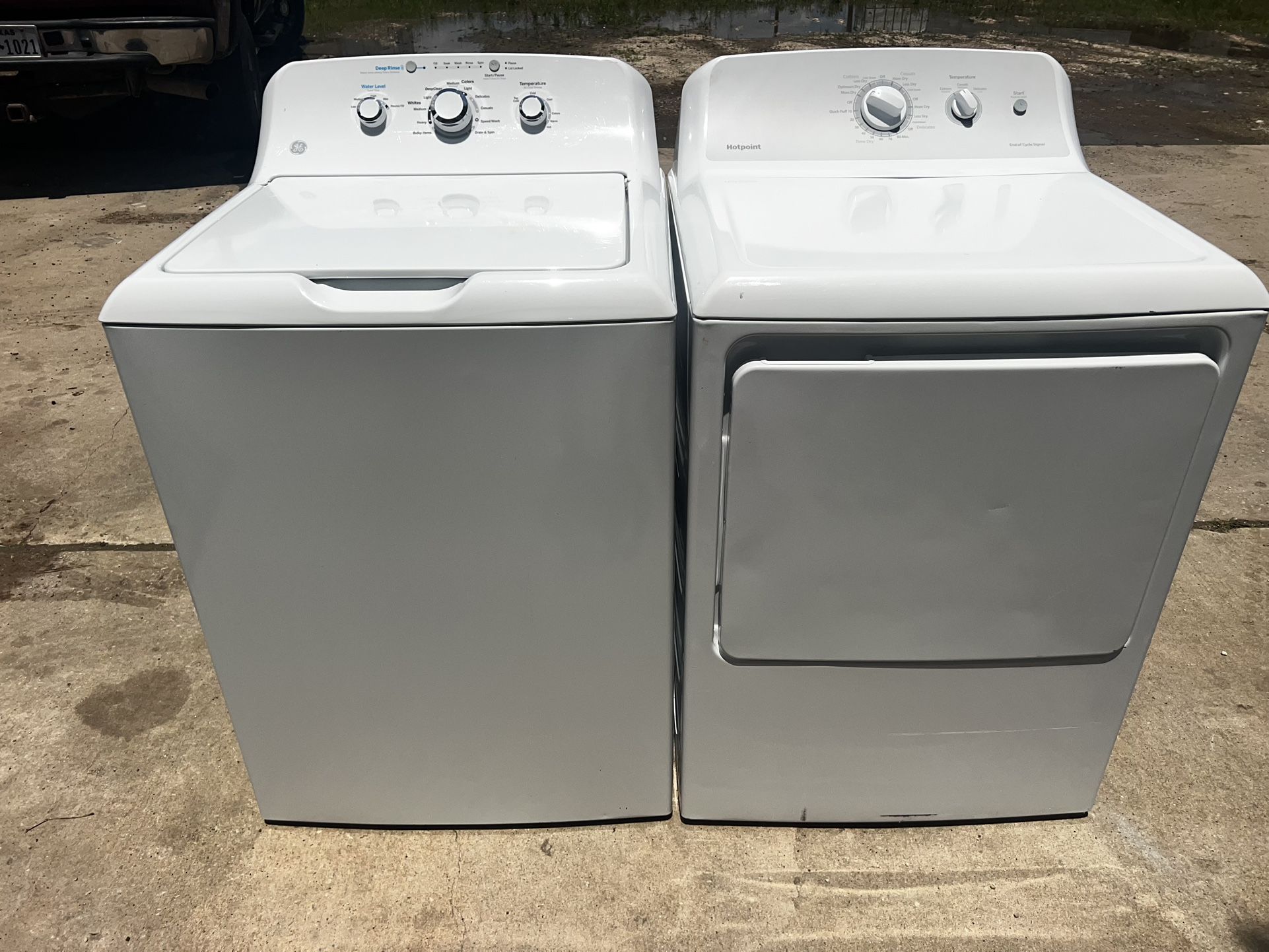 Ge Washer And Hot Point Dryer