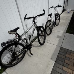 Two  Bikes Come And Get Them  One Trek 