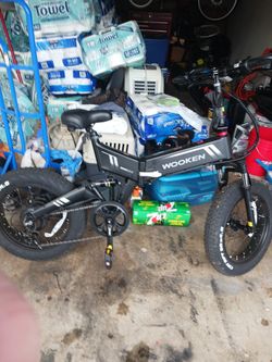 Mens Wooden 20inch Wheel Electric Bike