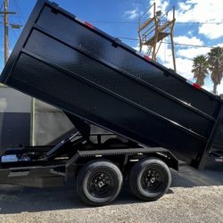 Scissor Lift Dump Trailer