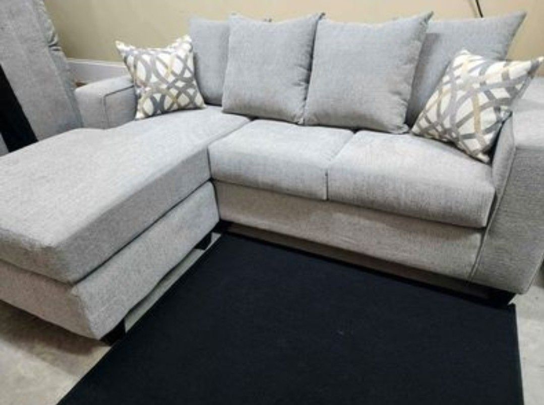 Brand new Artisan Heather Grey Chaise Sofas