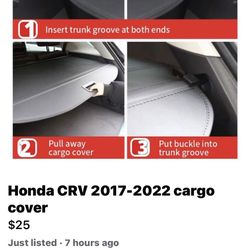 Cargo Cover For 2017-2022 Honda CRV’s