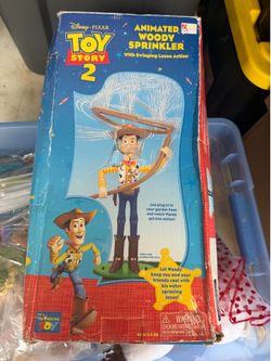 Disney Toy Story 2 Animated Woody Sprinkler  NIB