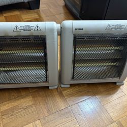 2 Optimus Electric Space Heaters (Working)