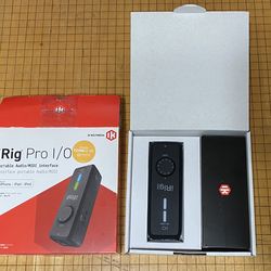 iRig Pro I/O Portable Audio/Midi Interface
