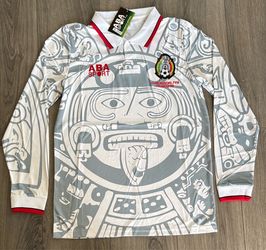 Team Mexico Retro World Cup  long sleeve Jersey