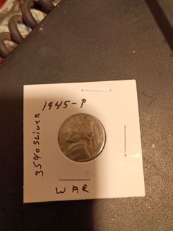 3 War Time 1942-P 1942-S 1945-P Jefferson War Nickel 35% Silver