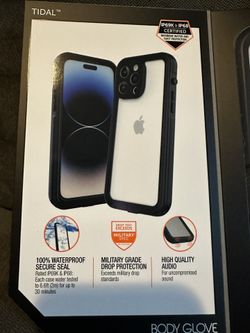 Body Glove Tidal Waterproof Phone Case for iPhone 14 Pro Max - Black/Clear for Sale in New York, NY - OfferUp Body Glove Tidal Waterproof Phone Case for iPhone 14 Pro Max - Black/Clear for Sale in New York, NY - OfferUp