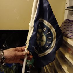Seattle Mariners Car Window Flag