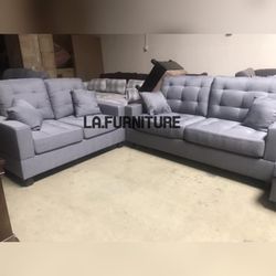 2Pc Sofa set Living room couch Lowest price for a limited time