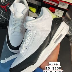 Jordan 3 Fragment size 10 & 10.5